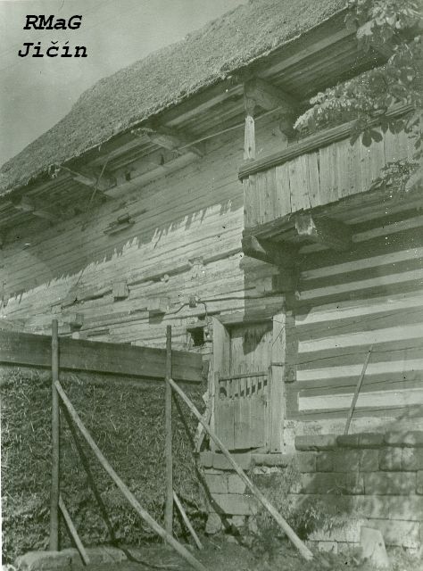 stavení č.3 - detail - r.1941 (sbírka pozitivů a negativů  RM a G v Jičíně, foto J.Trejbal, č. 4631JT) 